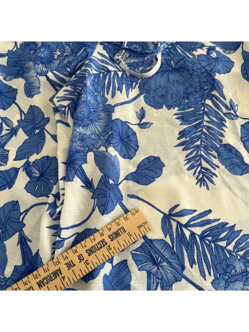 My Michelle Wide Leg Romper Juniors 15 Blue Floral Sleeveless Resort Wear - Picture 10 of 11